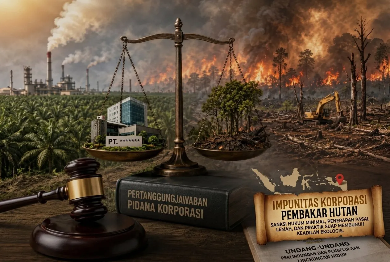 Asap Impunitas Menyandera Negara: Celah Hukum dan Misteri Aktor Intelektual di Balik 114 Kasus Karhutla