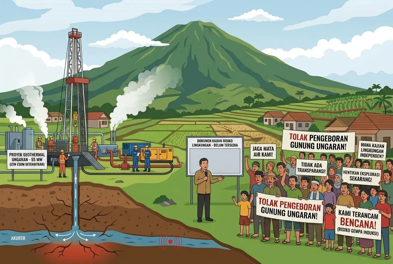 Bara Api di Bawah Sabuk Hijau: Menelisik Celah Izin dan Ancaman Ekologis Proyek Geothermal Gunung Ungaran - Telomoyo