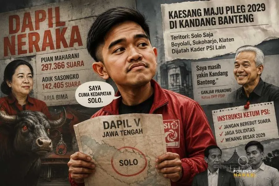 Berani Injak Dapil Neraka, Kaesang Kebagian Solo Saja