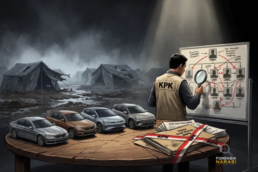 Empat Mobil Disita dalam Kasus BNPB, Ke Mana Dana Bencana Mengalir?