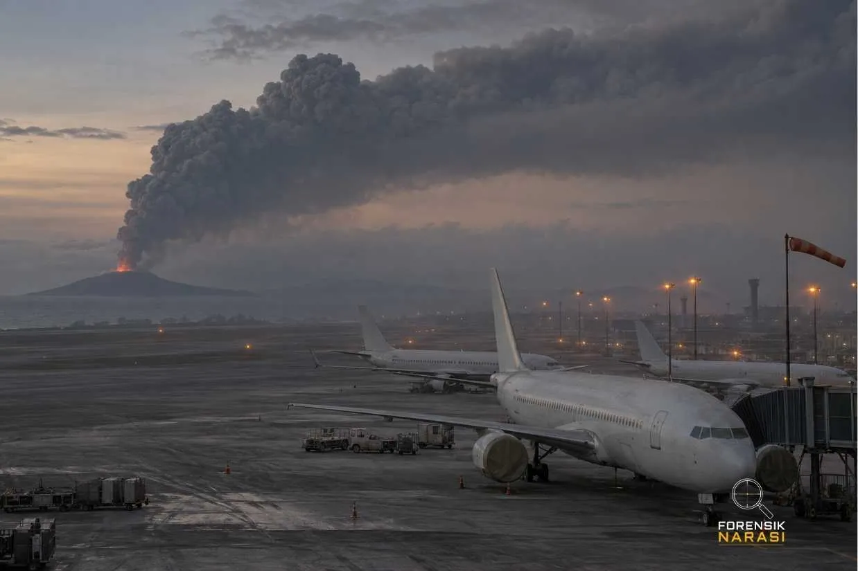 Gunung yang Meraung Semalaman, Radius Bahaya yang Enggan Melebar: Anak Krakatau Menutup Soekarno-Hatta, Statusnya Tetap Siaga