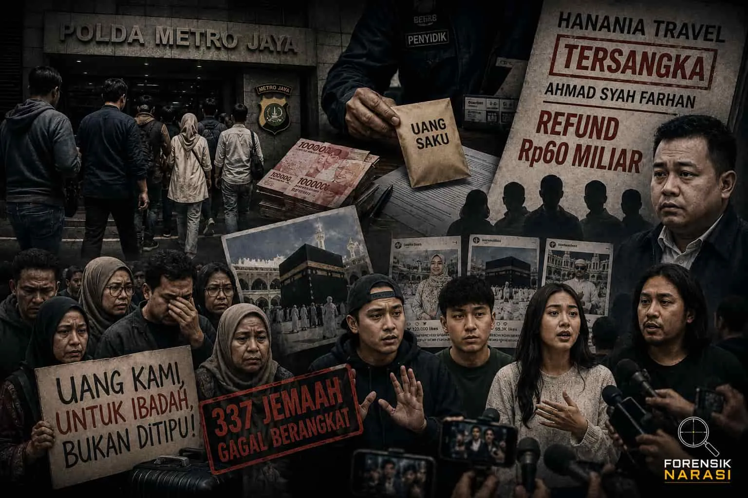 Influencer Berbondong ke Polda, Jemaah Hanania Masih Menunggu Kepastian