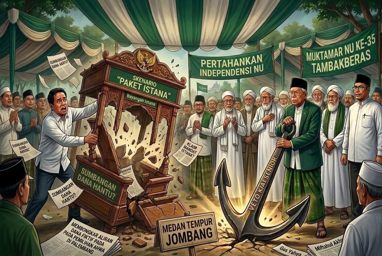 Jangkar Penyelamat di Palagan Jombang: Membongkar Runtuhnya Skenario 'Paket Istana' oleh Veto Kiai Sepuh