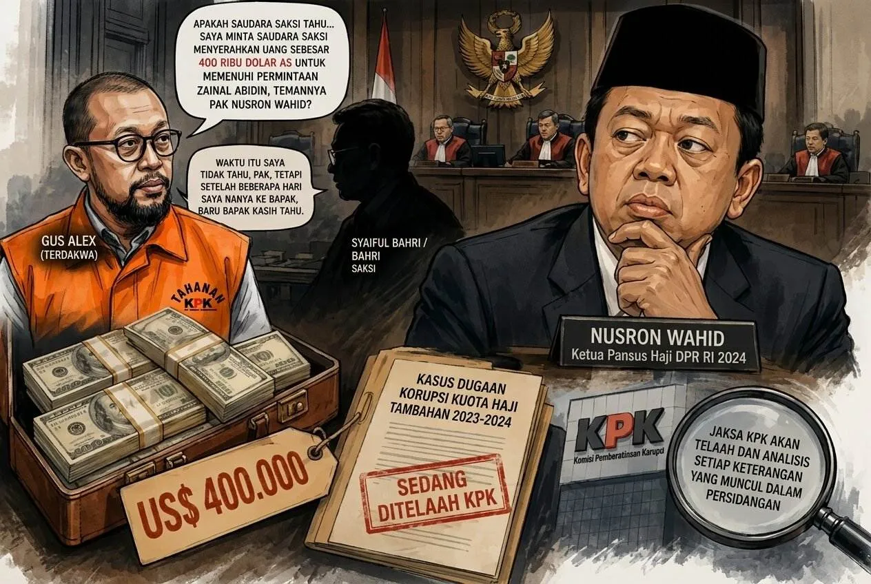 Jejak Gelap di Ruang Sidang: Menelusuri Aliran Dana Hak Angket Haji dan Menyoroti Posisi Nusron Wahid