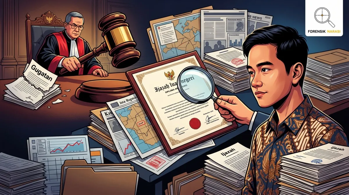 Jejak Putusan Ijazah Gibran: Gugatan Gugur, Temuan Tetap Tercatat