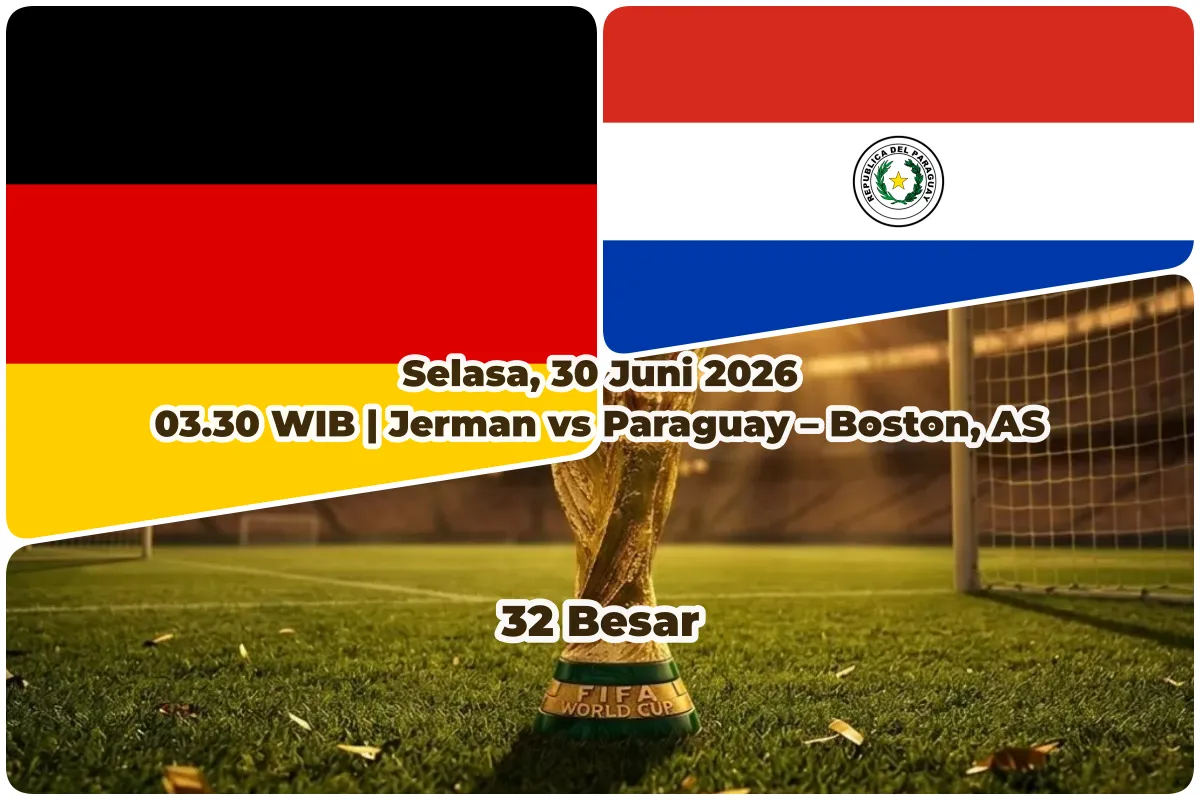 Jerman vs Paraguay: Der Panzer Incar Tiket 16 Besar Lewat Ketajaman Lini Depan