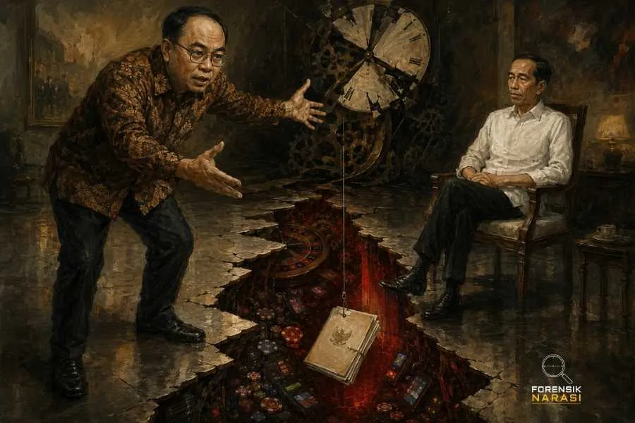 Ketika Ketum Projo Berbicara Patahan Sejarah di Depan Jokowi: Bara Kasus Judi Online yang Belum Padam