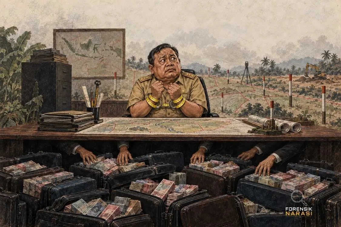 Ketika Penjaga Tanah Terjerat Jaringnya Sendiri: Rp106,3 Miliar Disita dari OTT ATR/BPN