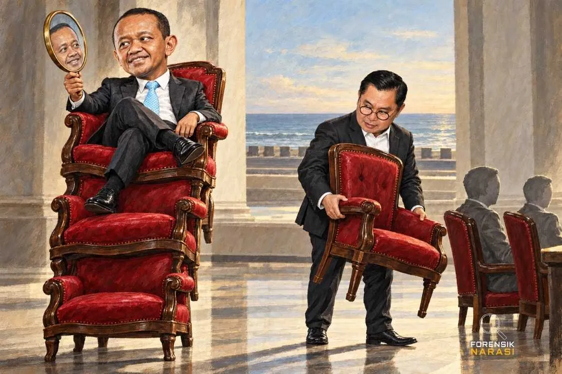 Kursi Berlapis dalam Reshuffle: Bahlil Mengoordinasikan Kementeriannya Sendiri, Fadil Mengisi Kursi yang Sudah Terisi