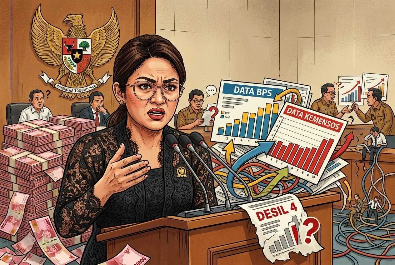 Labirin Angka Kemiskinan Negara: Membongkar Celah Pendataan Anggota DPR Miliarder di Desil 4 DTSEN