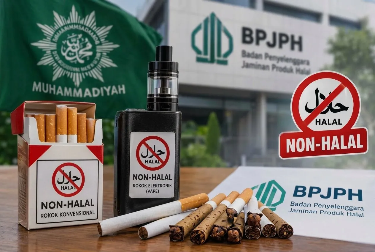 Usulan Label Nonhalal Rokok Mentok pada Bahan atau Fatwa?
