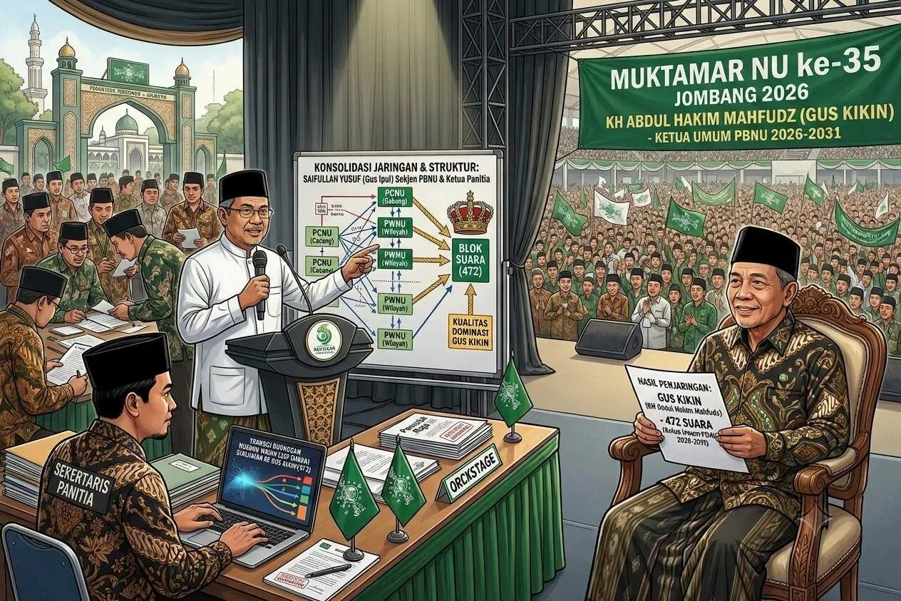Mesin Senyap di Balik Panggung Jombang: Menelusuri Jejak Para Pendekar Penentu Kemenangan Gus Kikin