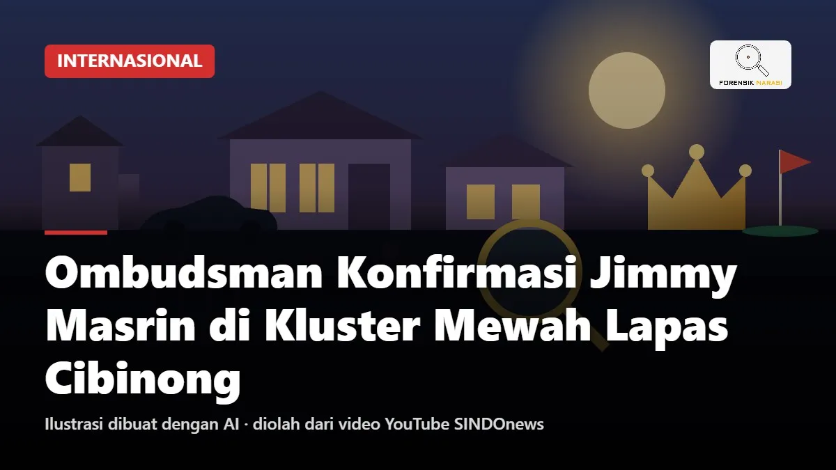 Ombudsman Konfirmasi Jimmy Masrin di Kluster Mewah Lapas Cibinong