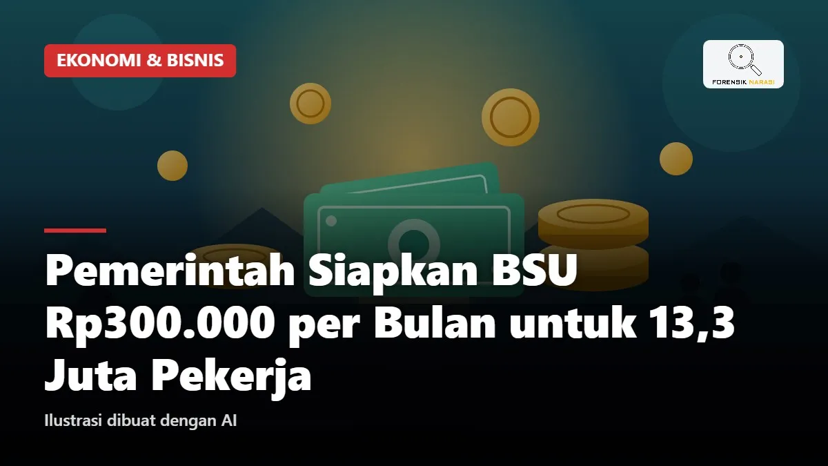 Pemerintah Siapkan BSU Rp900 ribu untuk 13,3 Juta Pekerja