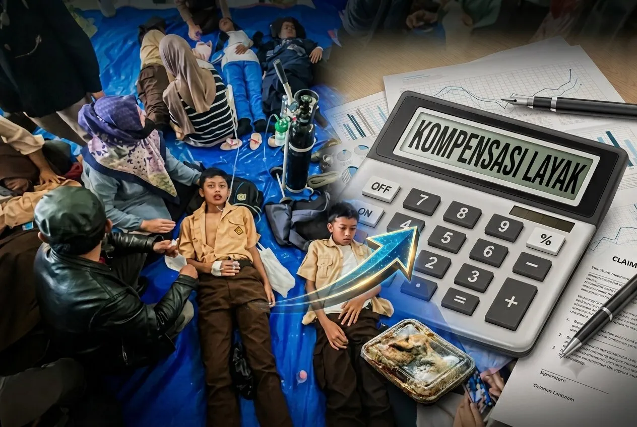 50.059 Orang Terdampak, 1.999 Dapur Belum Daftar SLHS: Siapa Menanggung Kerusakan MBG?