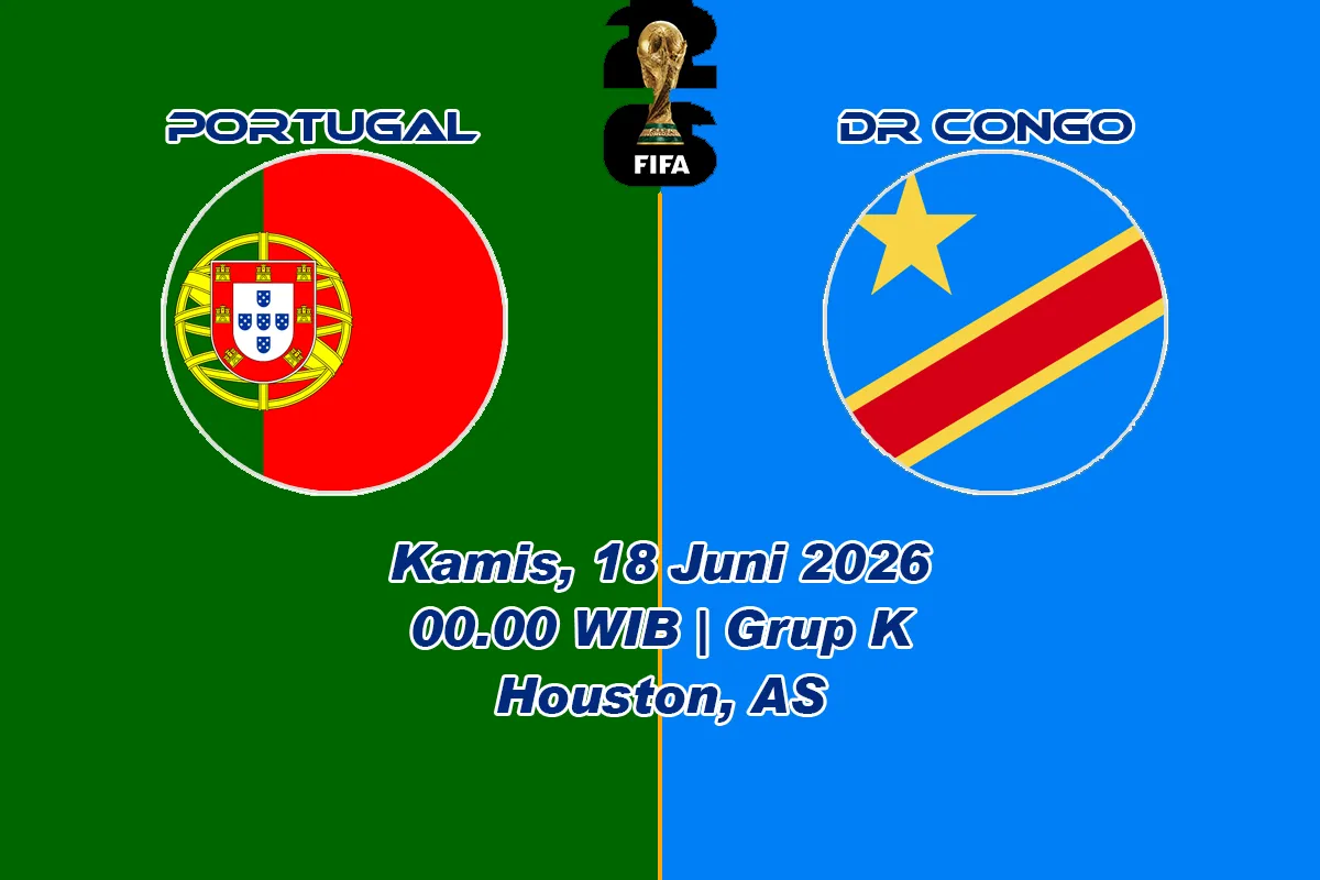 Portugal vs DR Congo Piala Dunia 2026, CR7 Bidik Rekor Baru