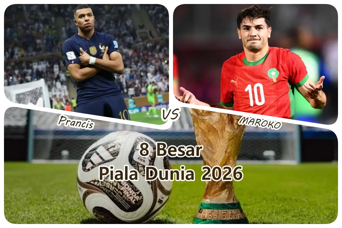 Prediksi Maroko vs Perancis: Misi Balas Dendam Singa Atlas Hadang Mbappe