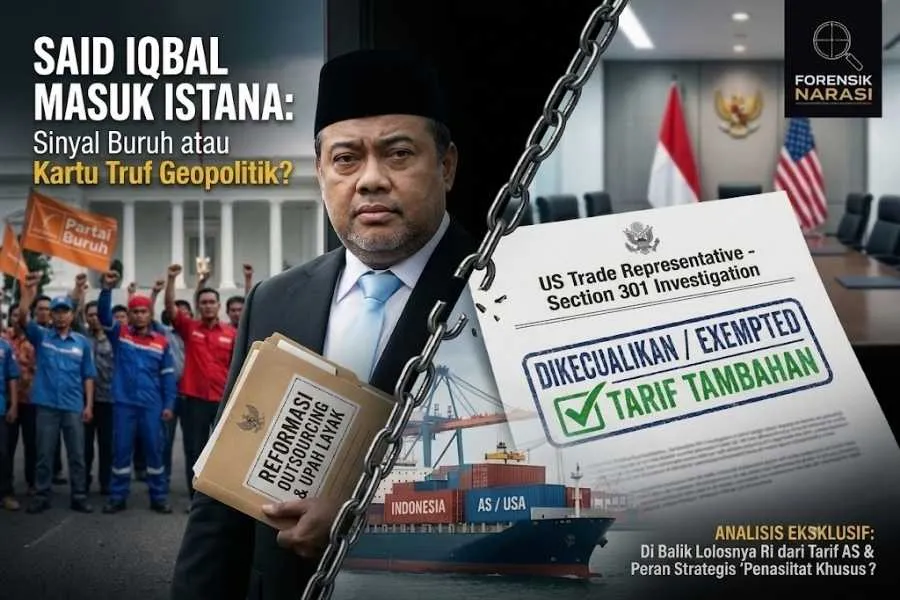 Said Iqbal Masuk Istana: Sinyal Buruh atau Kartu Truf Geopolitik?