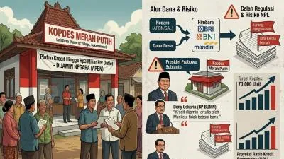 Bom Waktu di Balik Kucuran Triliunan: Membongkar Risiko Sistemik Penjaminan Kredit Koperasi Desa Merah Putih
