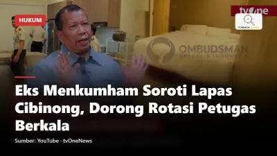 Eks Menkumham Soroti Lapas Cibinong, Dorong Rotasi Petugas Berkala