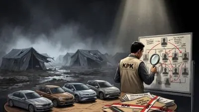 Empat Mobil Disita dalam Kasus BNPB, Ke Mana Dana Bencana Mengalir?