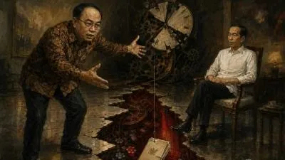 Ketika Ketum Projo Berbicara Patahan Sejarah di Depan Jokowi: Bara Kasus Judi Online yang Belum Padam
