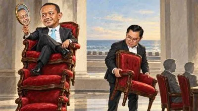 Kursi Berlapis dalam Reshuffle: Bahlil Mengoordinasikan Kementeriannya Sendiri, Fadil Mengisi Kursi yang Sudah Terisi