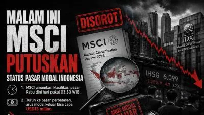 Malam Ini MSCI Putuskan Status Pasar Modal Indonesia