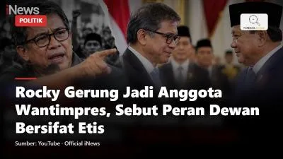 Rocky Gerung Jadi Anggota Wantimpres, Sebut Peran Dewan Bersifat Etis