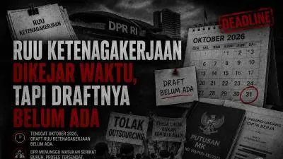 RUU Ketenagakerjaan Dipacu Tenggat, Draf Belum Juga Rampung