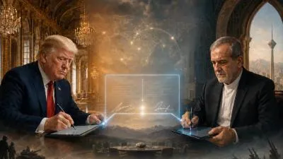 Seremoni Swiss Batal, Trump-Pezeshkian Teken Damai Secara Digital