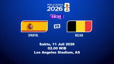 Spanyol vs Belgia 11 Juli 2026: Statistik Dominan La Furia Roja Diuji Tim Paling Tajam di Fase Gugur