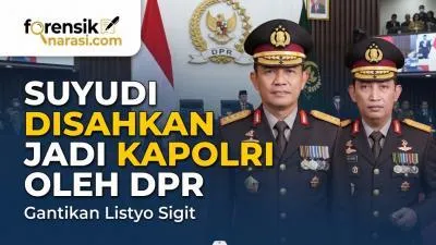 Suyudi Disahkan Jadi Kapolri oleh DPR, Gantikan Listyo Sigit