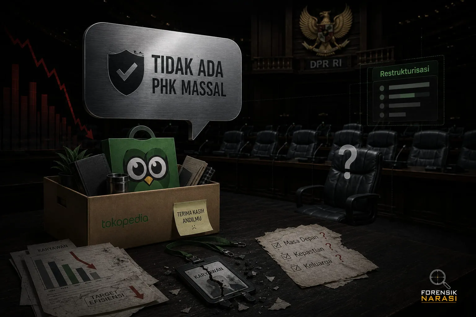 Tokopedia Bantah PHK, DPR Pertanyakan Nasib Karyawan