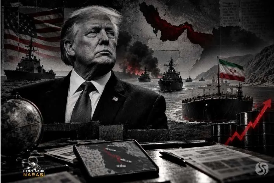 Trump Berlakukan Kembali Blokade Iran, Harga Minyak Melonjak